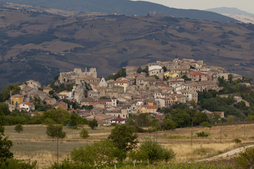 Fototapeta na wymiar Castropignano, Molise-stara wieś