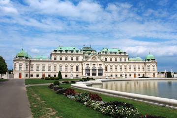 Fototapeta na wymiar Belvedere Castle, Wiedeń, Austria