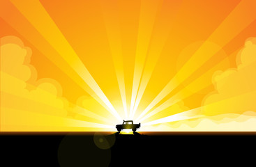 Fototapeta premium Offroad Adventure