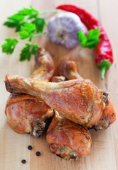 Baked chicken legs
