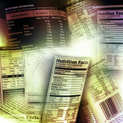 Nutrition information on food labels