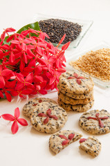 Sesame cookies