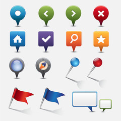 Map icons
