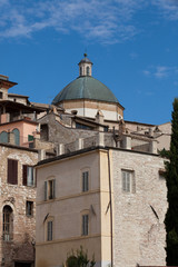Fototapeta premium Medieval street in the Italian hill town of Assisi