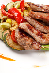 lamb with vegetables