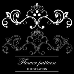 Vector flowers patterns