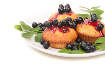 Blueberry muffins