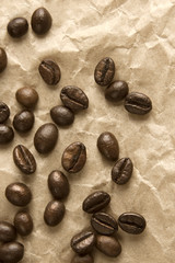 Coffee beans background