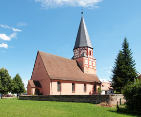 Fototapeta na wymiar Kościół Wszystkich Świętych w Allersberg