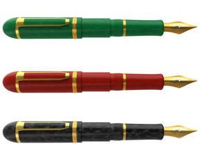 Fototapeta premium Gift gold pen