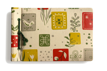 Tied Photo Album with clipping path