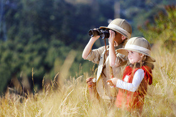 fun outdoor children playing