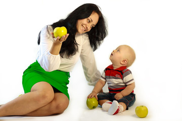 Fototapeta premium Mother and child