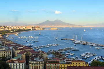 Kissenbezug Blick auf den Golf von Neapel © lapas77