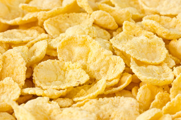 background of tasty corn flakes