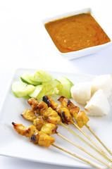 Chicken Satay malaysian food