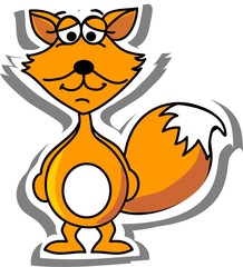 мультфильм лиса