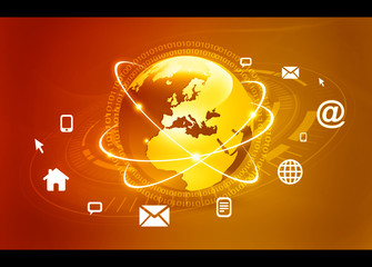 Fototapeta premium monde illustration