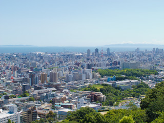 Fototapeta premium Miasto Kobe (bezchmurna pogoda / sceneria)