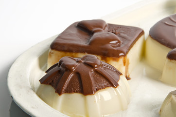 milk and chocolate jelly