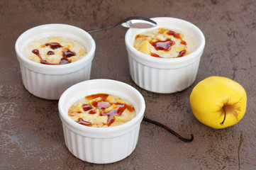 entremets pomme caramel et vanille 3