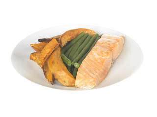 Salmon Fillet with Vegetables
