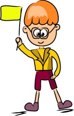 Симпатичные счастливого ребенка