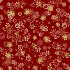 Obraz na płótnie Canvas seamless snowflakes background