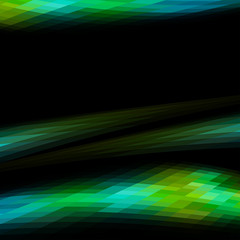 Abstract mosaic vector background with black copy space.