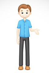 3d Man in Vector