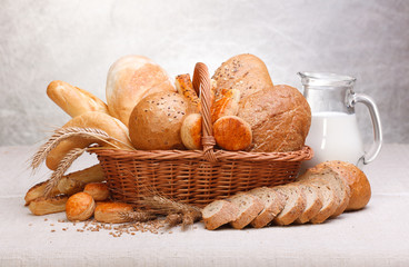 Fresh bread and pastry