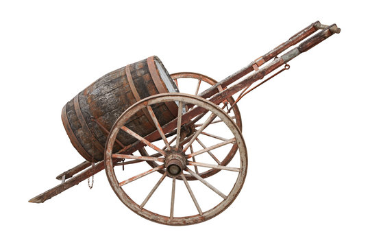 charrette pour transport de tonneau