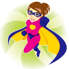 Cercles muraux Super héros Femme de super-héros
