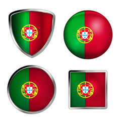 portugal flag icon set