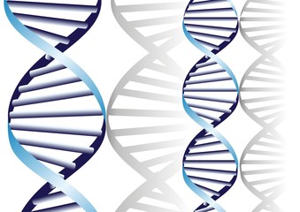 double DNA helix, biochemical abstract background