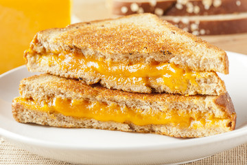 Traditional Homemade Grilled Cheese Sandwich