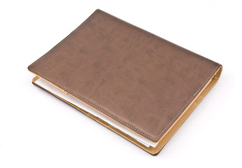 Brown notebook