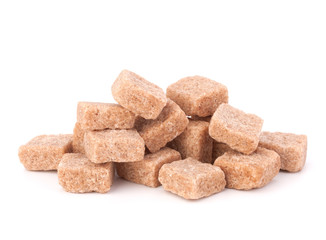 Lump brown cane sugar cubes