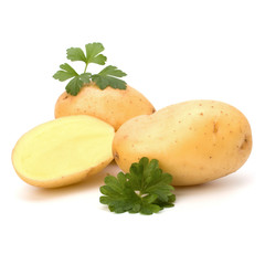 New potato and green parsley