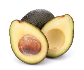 Avocado vegetable isolated on white background