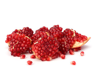 Ripe pomegranate piece