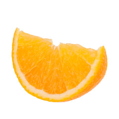 Sliced orange fruit segment