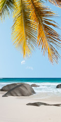 plage d'Anse source d'argent, la Digue, Seychelles