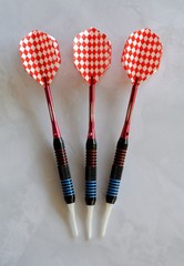Three soft tipped darts © Arena Photo UK