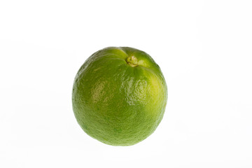 Lemons on white background