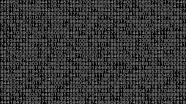 Numbers in decimal numerical system random calculations