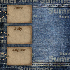 Calendar planning background