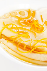 pancakes with orange
