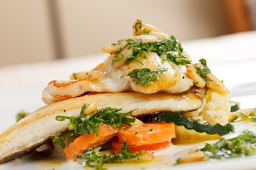 fish with vegetables