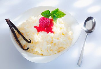 Delicious rice pudding